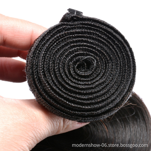 Brazilian Human Hair Bundles With 13x4 Lace Frontal Closure Body Wave Cuticle Aligned Virgin Hair